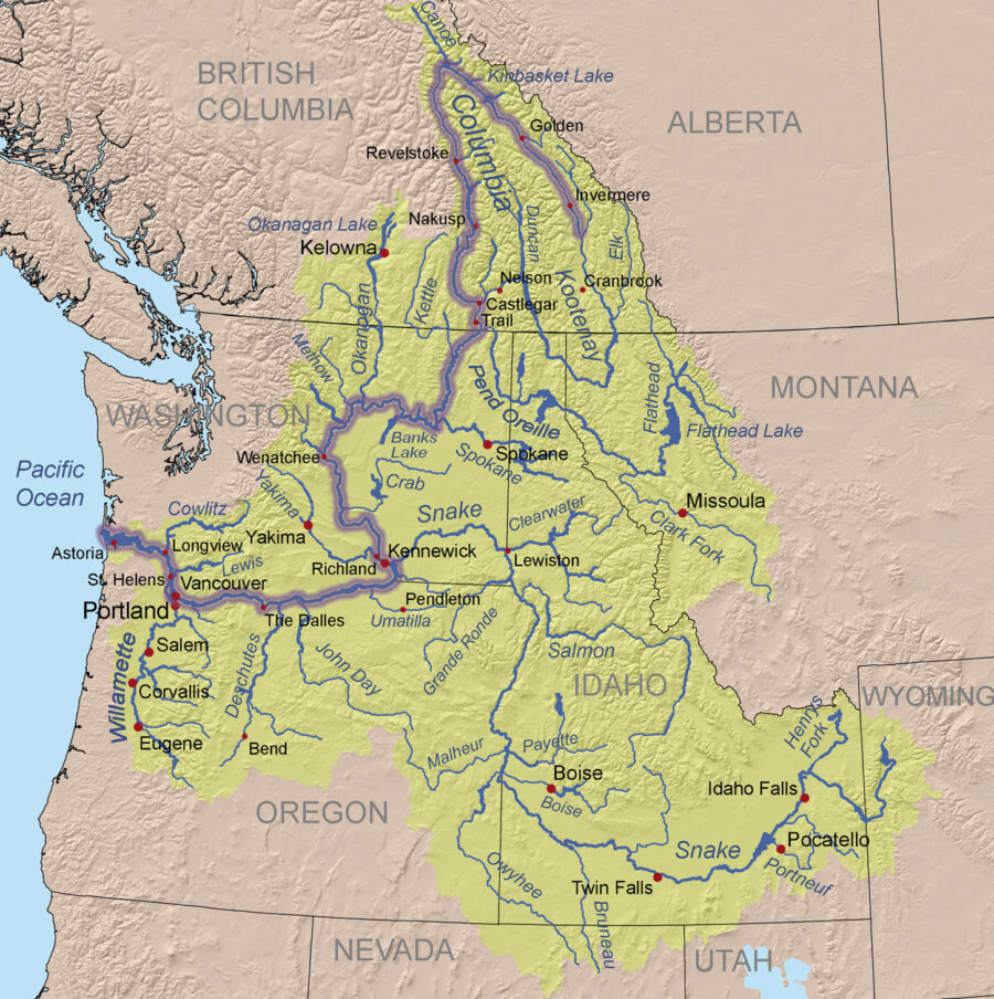 Columbia River Basin Watershed & Its Ecosystems – FWEE – Foundation for