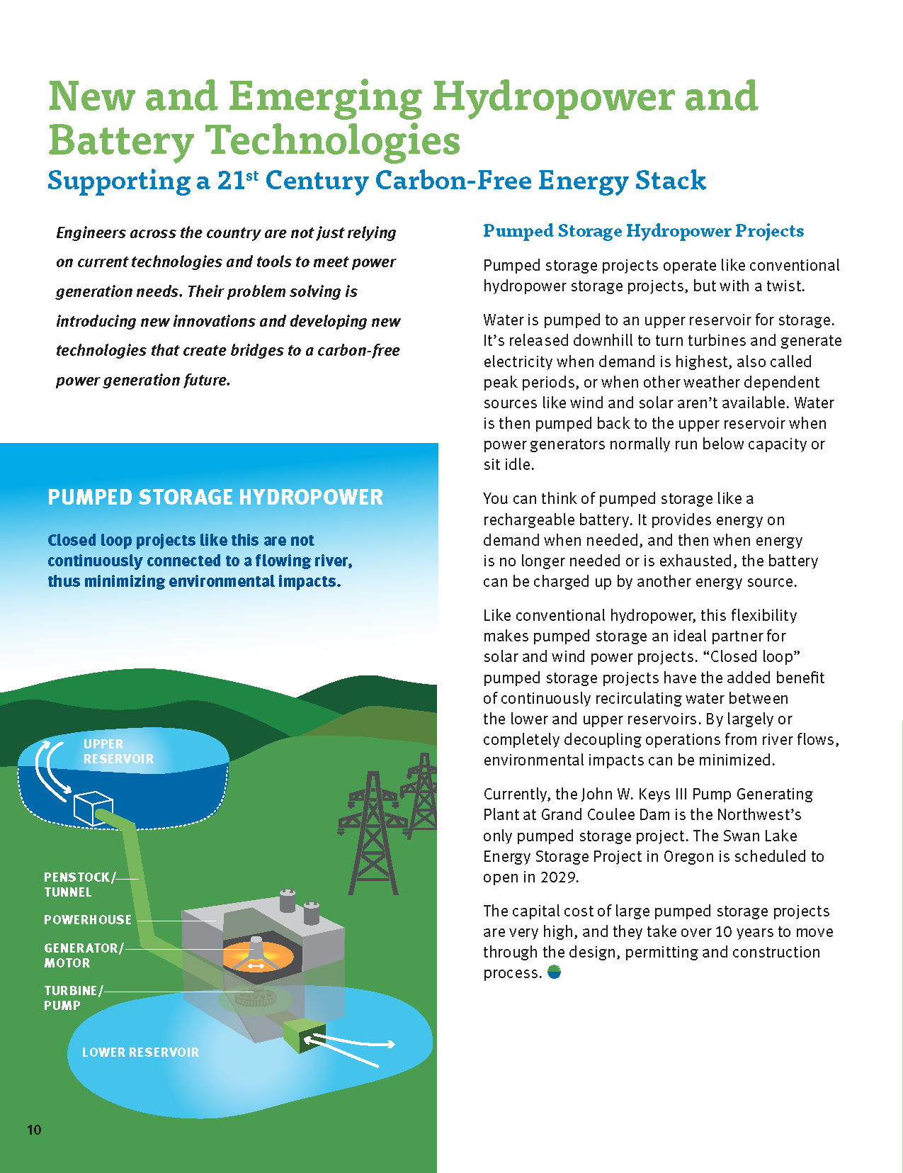 New and Emerging Hydropower and Battery Technologies